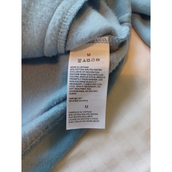 Nautica mens 1/4 zip blue pullover M sweatshirt logo pockets classic layer - Picture 9 of 12